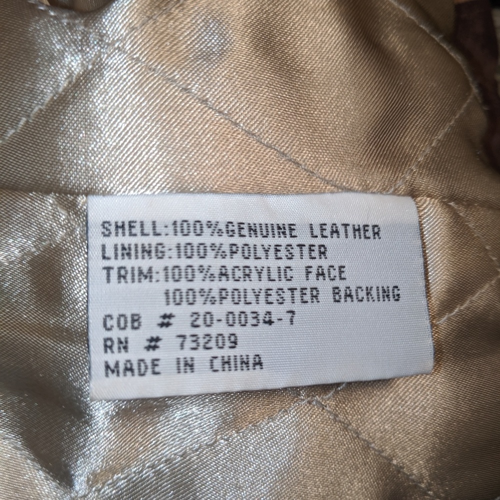 100% genuine leather/suede multi colored jacket - Picture 3 of 3
